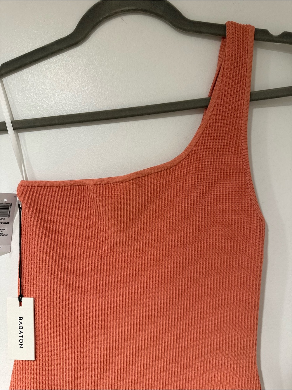 Babaton One-Shoulder Ribbed Mini Dress - Picture 3 of 6